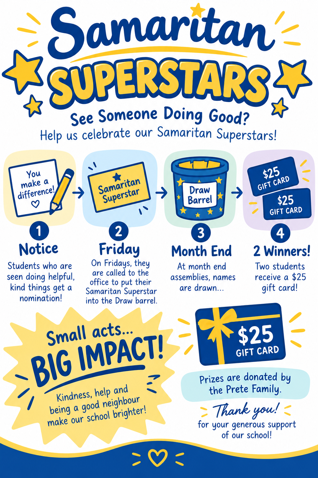 Samaritan Superstars Poster